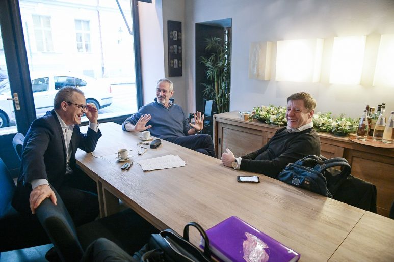 Philippe Riboton, Paolo Lanzarotti and Gilles Bérouard